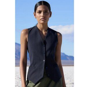 Tibi Tropical Wool Vest